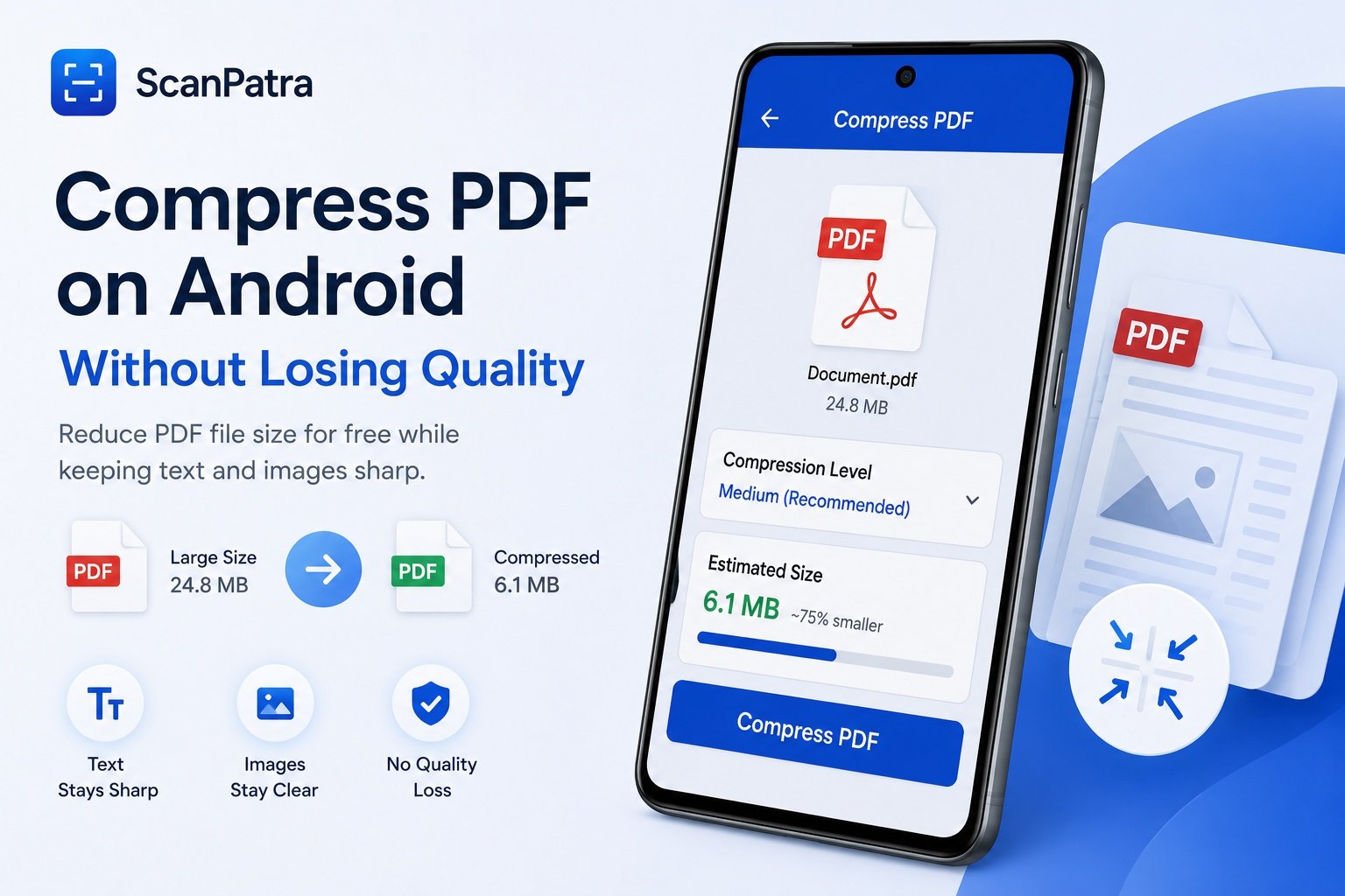 Compress PDF on Android Without Losing Quality